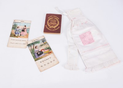 Lot 311 - A late 19th century school sampler cotton sleeve
