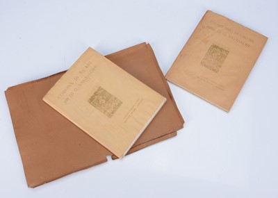 Lot 319 - Two Istituto Italiano d’Arti Grafiche, Bergamo of lace books by Giovanadrea Vavassore
