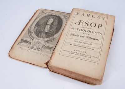 Lot 329 - Fables of Aesop by Sir Roger L’Estrange, 1694