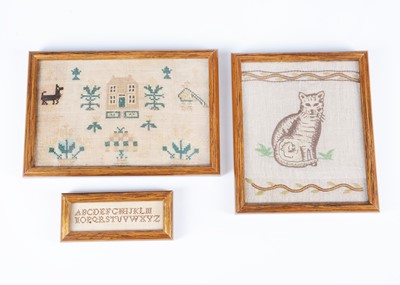 Lot 347 - Three small samplers