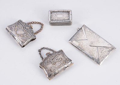 Lot 426 - A 1916 Birmingham silver stamp case envelope