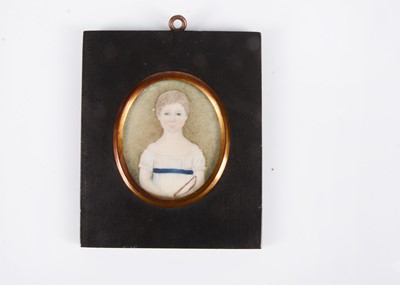 Lot 433 - An early 19th century portrait miniature on ivory of N.G. Barthropp