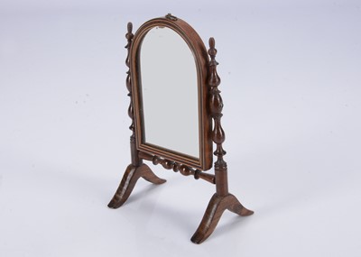 Lot 479 - An 19th century doll’s toilet mirror