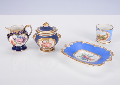 Lot 480 - Doll’s or miniature English porcelain, 1830-40s