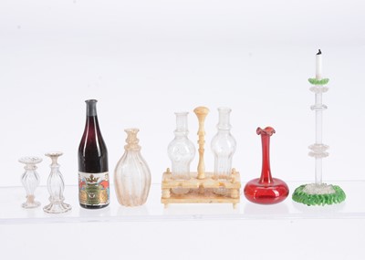 Lot 642 - An 19th century bone dolls’ house tantalus