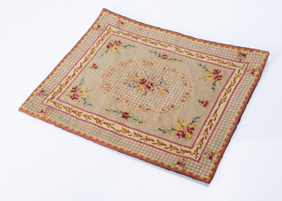 Lot 645 - A woolwork dolls’ house carpet