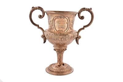 Lot 2 - A Victorian twin handled presentation cup
