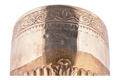 Lot 3 - A Victorian silver chalice