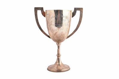 Lot 4 - A Victorian twin handled presentation cup