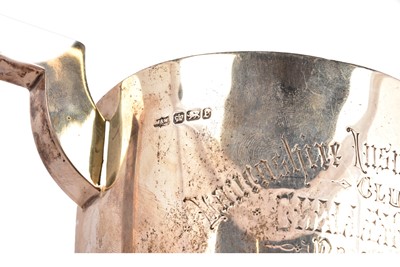 Lot 4 - A Victorian twin handled presentation cup