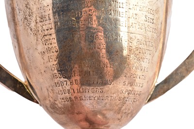 Lot 4 - A Victorian twin handled presentation cup
