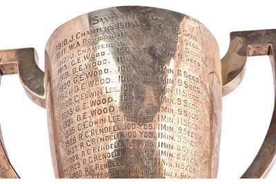 Lot 4 - A Victorian twin handled presentation cup