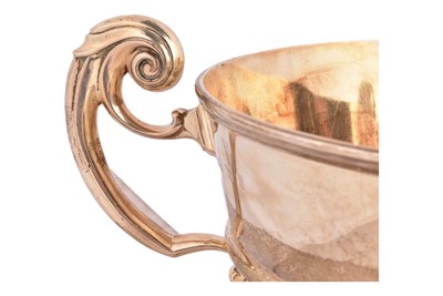 Lot 6 - An Edward VII silver twin handled presentation bowl