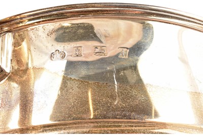 Lot 6 - An Edward VII silver twin handled presentation bowl