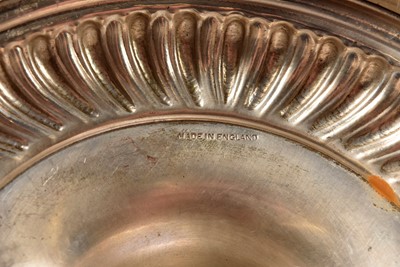 Lot 14 - A George V silver twin handled presentation trophy and cover