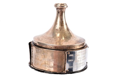 Lot 16 - A George V silver presentation twin handled trophy cup