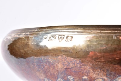 Lot 23 - A George V/George VI silver presentation rose bowl
