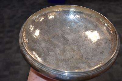 Lot 23 - A George V/George VI silver presentation rose bowl