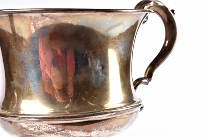 Lot 28 - An Elizabeth II twin handled silver trophy cup