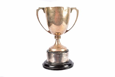 Lot 30 - An Elizabeth II presentation twin handled silver trophy