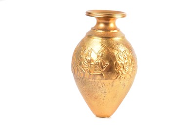 Lot 40 - An Ilias Lalaounis silver gilt amphora vase on a tripod base
