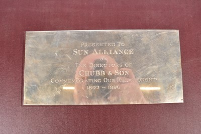 Lot 48 - A cased presentation Asprey canteen of cutlery