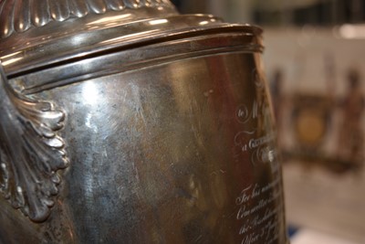 Lot 50 - A George III silver Hot Water Urn for Westminster Fire Office