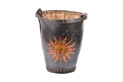Lot 57 - A 19th Century leather Sun Fire Office fire bucket