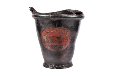 Lot 58 - A 19th Century leather Kent Fire  bucket