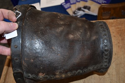 Lot 59 - A 19th Century leather Sun Fire Office fire bucket