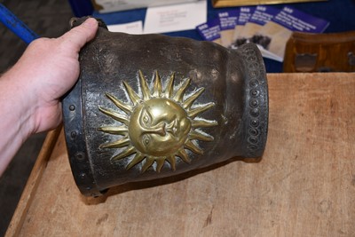 Lot 59 - A 19th Century leather Sun Fire Office fire bucket