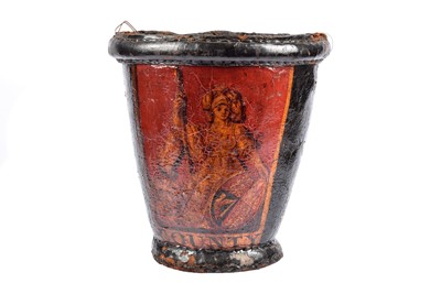 Lot 62 - A 19th Century leather County Fire fire bucket