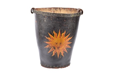 Lot 63 - A 19th Century leather Sun Fire Office fire bucket