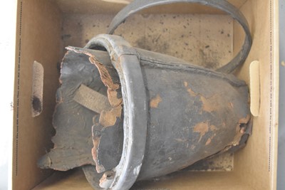 Lot 65 - A collection of five 19th Century fire buckets