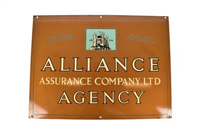 Lot 78 - Three rectangular plastic Alliance Assurance signs