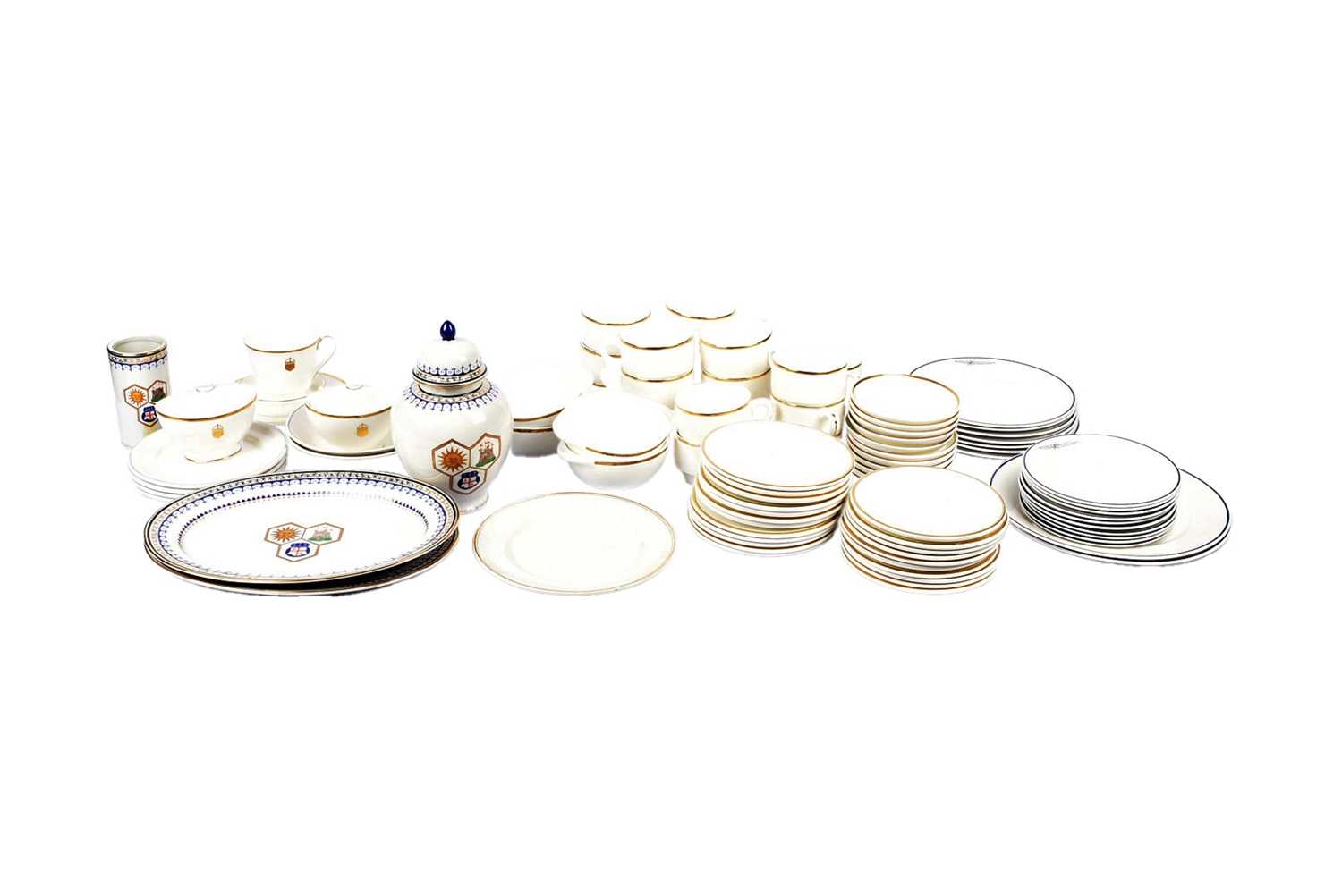 Lot 93 - A quantity of Insurance Group ceramics used in the executive dining room