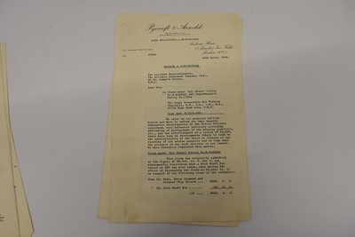 Lot 224 - A collection of paperwork relating to Winston Churchill