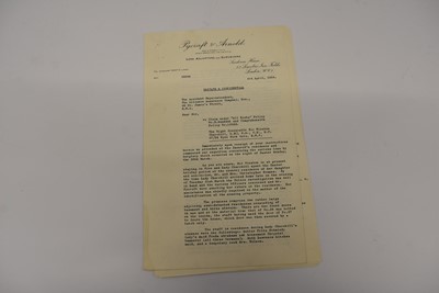 Lot 224 - A collection of paperwork relating to Winston Churchill