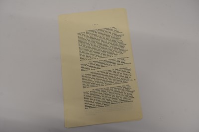 Lot 224 - A collection of paperwork relating to Winston Churchill