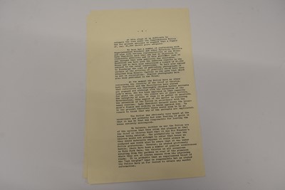 Lot 224 - A collection of paperwork relating to Winston Churchill