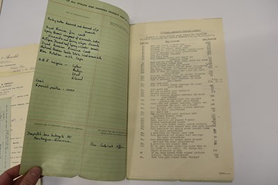 Lot 224 - A collection of paperwork relating to Winston Churchill