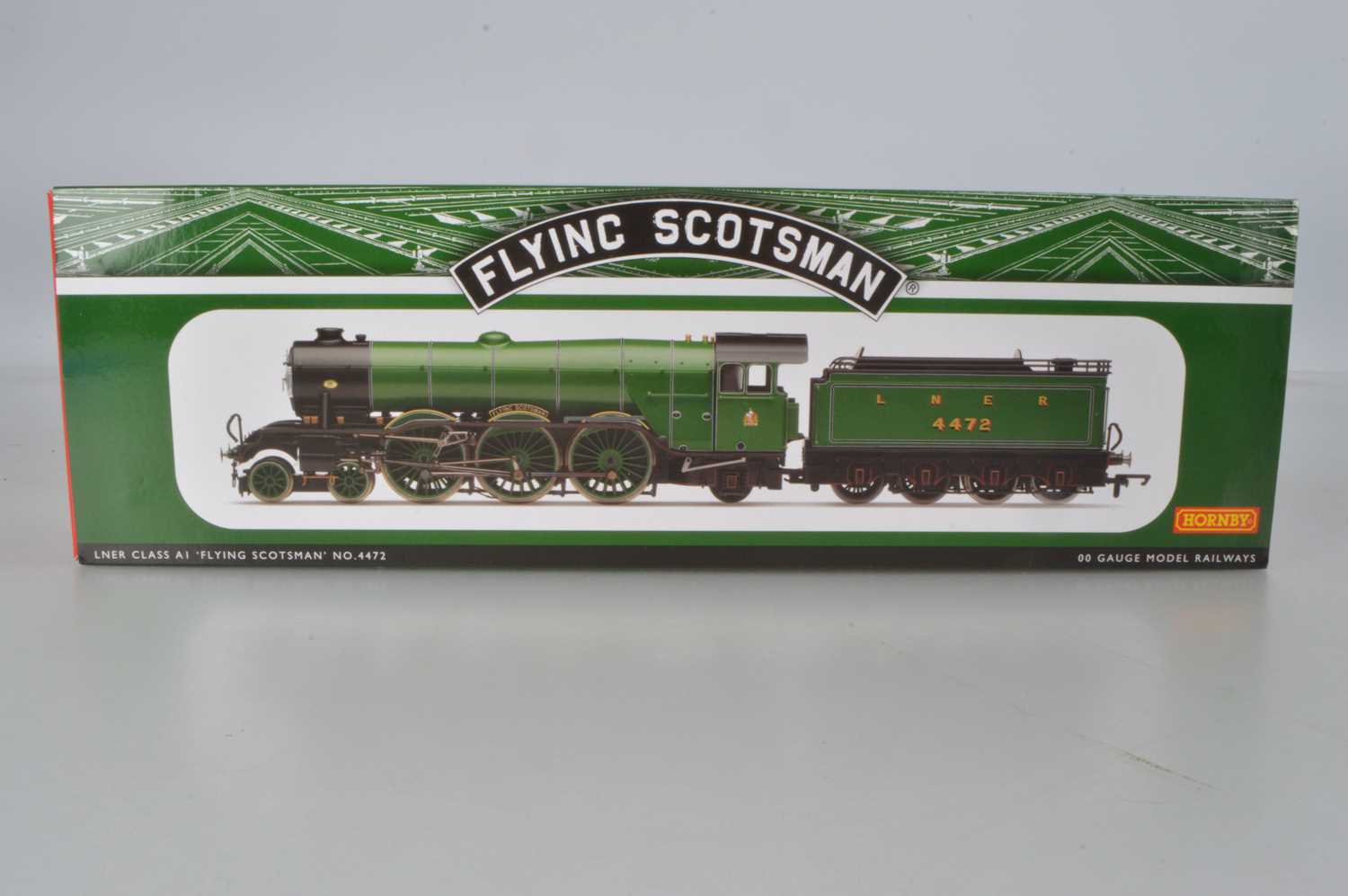 Lot 1 - The following 135 Lots are from a single owner collection and most Locomotives have DCC fitted Hornby (China) boxed 00 Gauge LNER green Class A1 4472 'Flying Scotsman' Locomotive and Tender