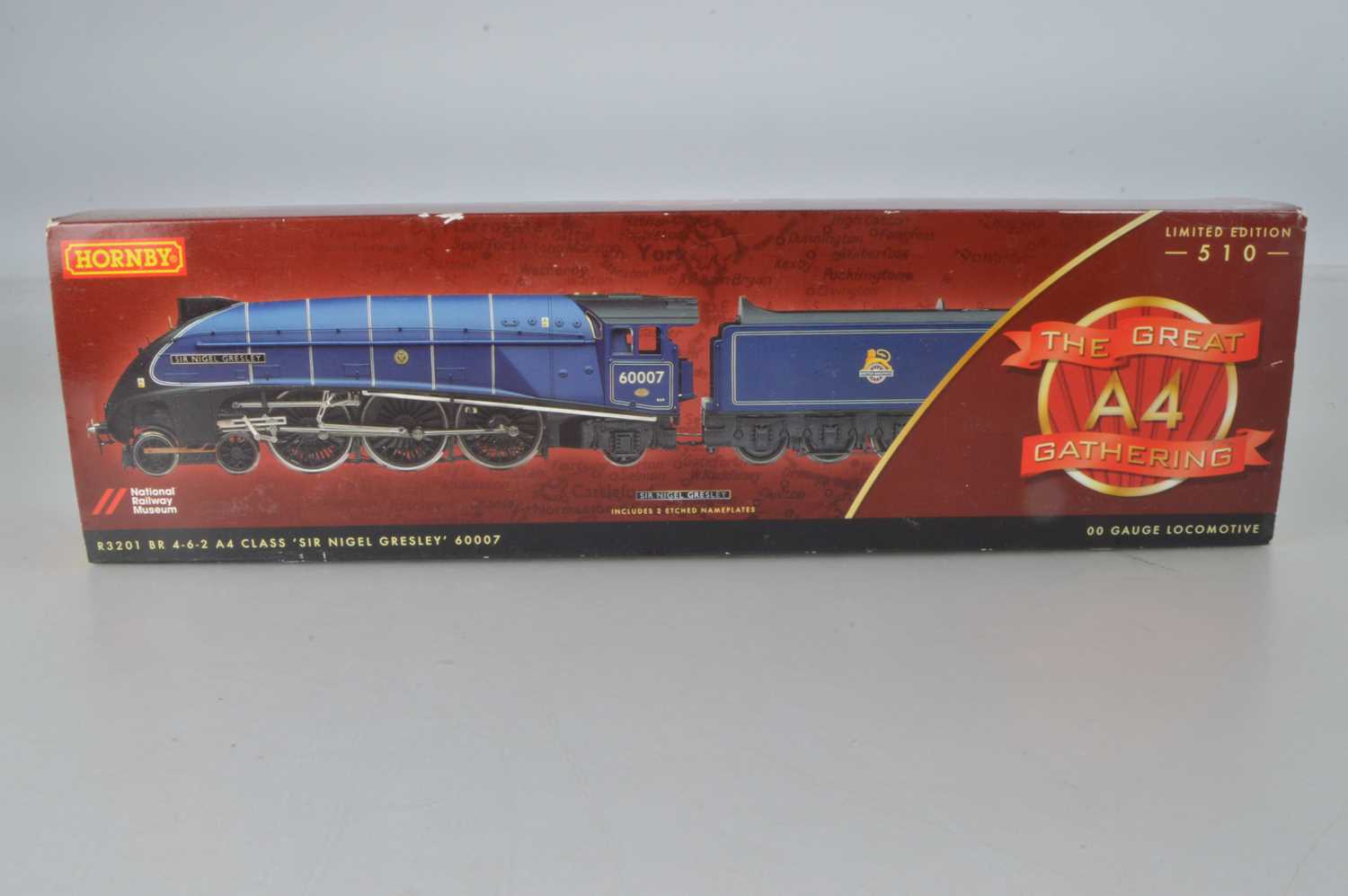 Lot 6 - Hornby (China) boxed 00 Gauge The Great Gathering  R3201 BR blue 60007 'Sir Nigel Gresley' Locomotive and Tender Ltd Ed