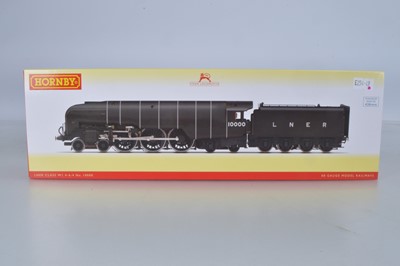Lot 8 - Hornby (China) boxed 00 Gauge R3979 LNER grey Class W1 'Hush Hush' 4-6-4 No 10000 Locomotive and Tender.