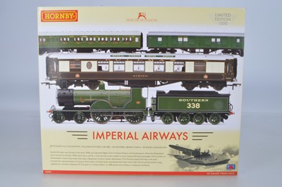 Lot 21 - Hornby (China) boxed 00 Gauge Limited Edition R2952 Imperial Airways Train Pack