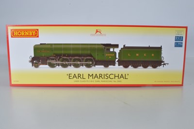Lot 26 - Hornby (China) boxed 00 Gauge R3984 LNER green Class P2 2-8-2 No 2002 'Earl Marischal' Locomotive and Tender