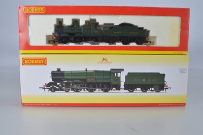 Lot 31 - Hornby (China) boxed 00 Gauge GWR green King Class and Deans Goods Locomotives and Tenders (2)