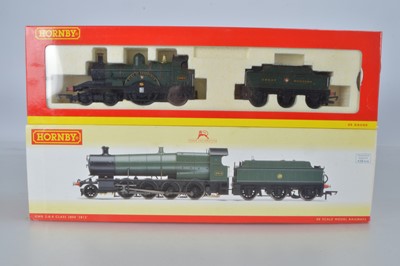 Lot 32 - Hornby (China) boxed 00 Gauge GWr green Dean Single and Class 2800            Locomotives and Tenders (2)