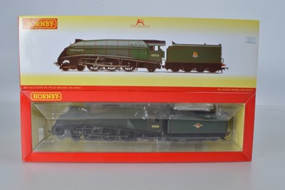 Lot 51 - Hornby (China) boxed 00 Gauge BR green Class A4 Locomotives and Tenders (2)