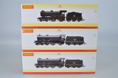 Lot 52 - Hornby (China) boxed 00 Gauge BR black Class B1 and D16 4-6-0  Locomotives and Tenders (3)